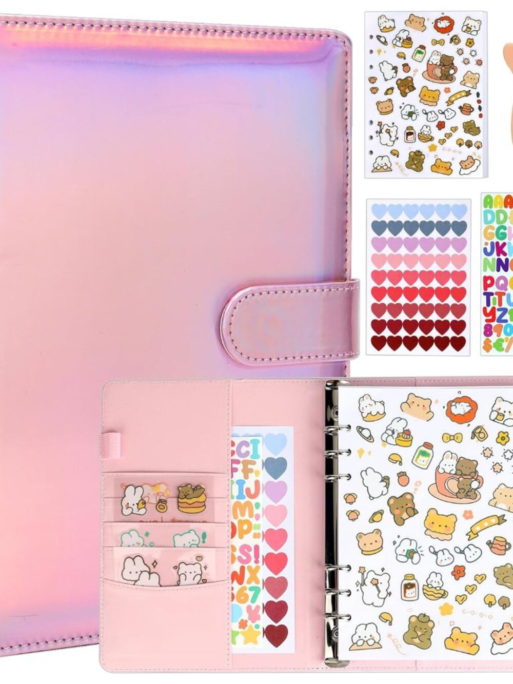 Reusable Sticker Book,Sticker Collecting Book,A5 Sticker Collecting Album